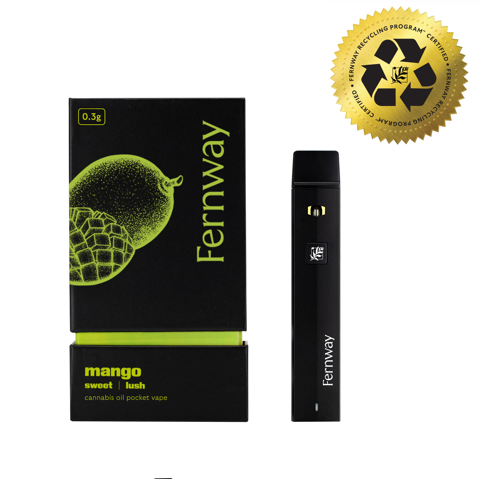 Photograph of product: Fernway - Mango - Traveler - 300mg (H)