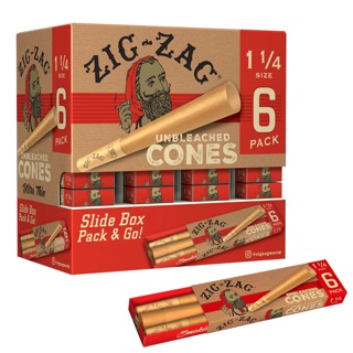 Photograph of product: Zig Zag Unbeached cones 1 1/4