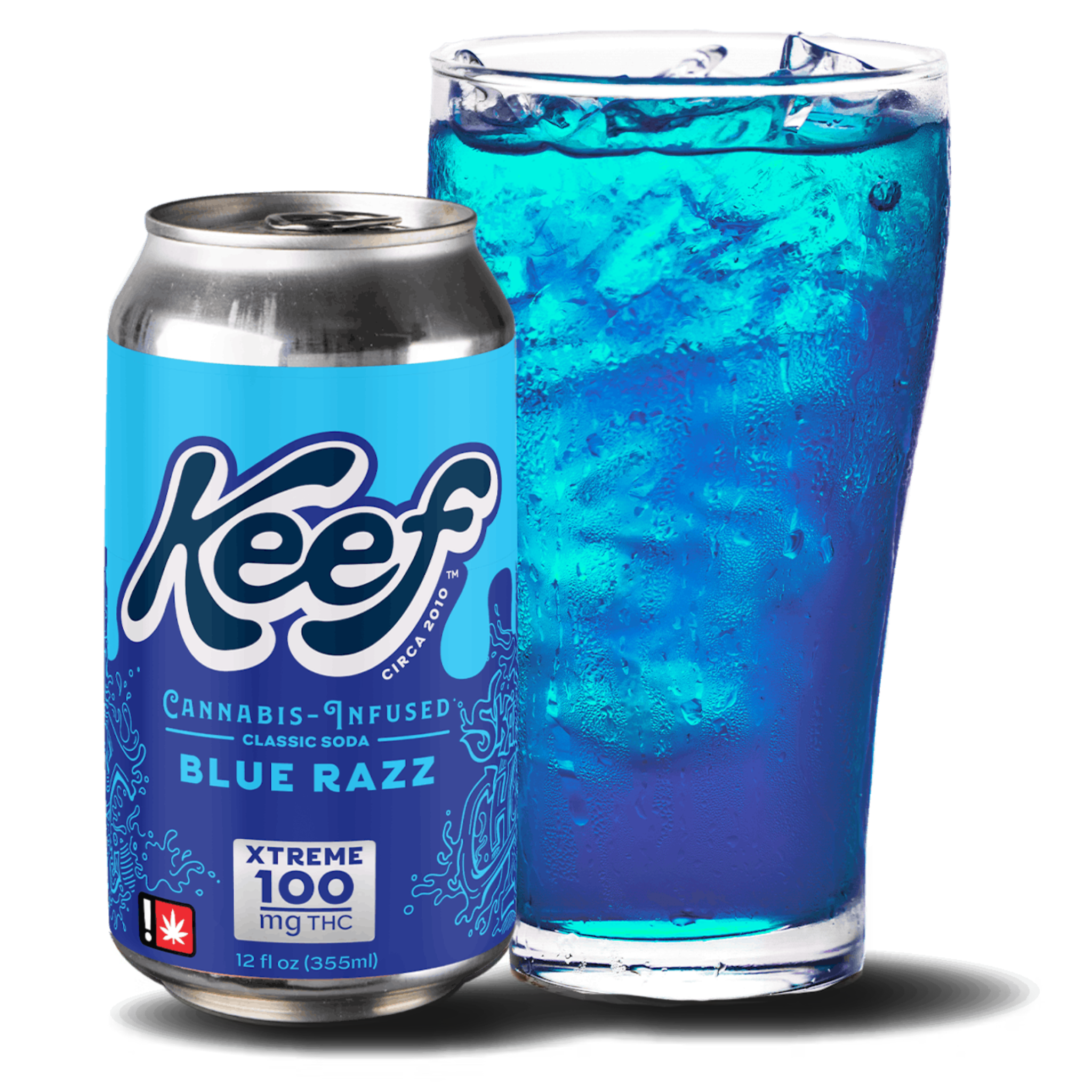 Photograph of product: Soda | Keef | Blue Razz [100mg]