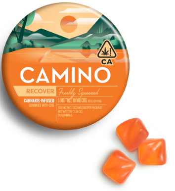 Photograph of product: Freshly Squeezed [H] - 100MG CBG 1: ummies 20PK