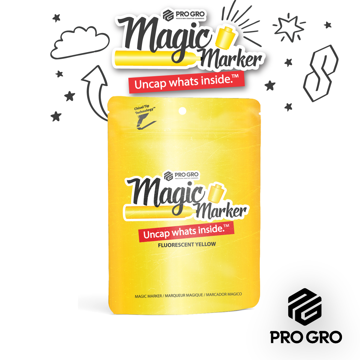 Photograph of product: Magic Marker 3.5g Flower