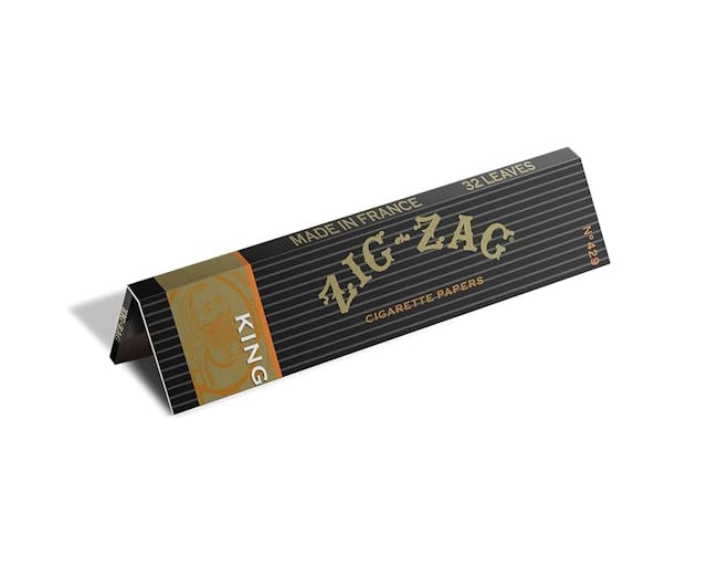 Photograph of product: The Zig Zag King Size Rolling Papers 100mm - 32 Leaves - Zig Zag - King Size Zig