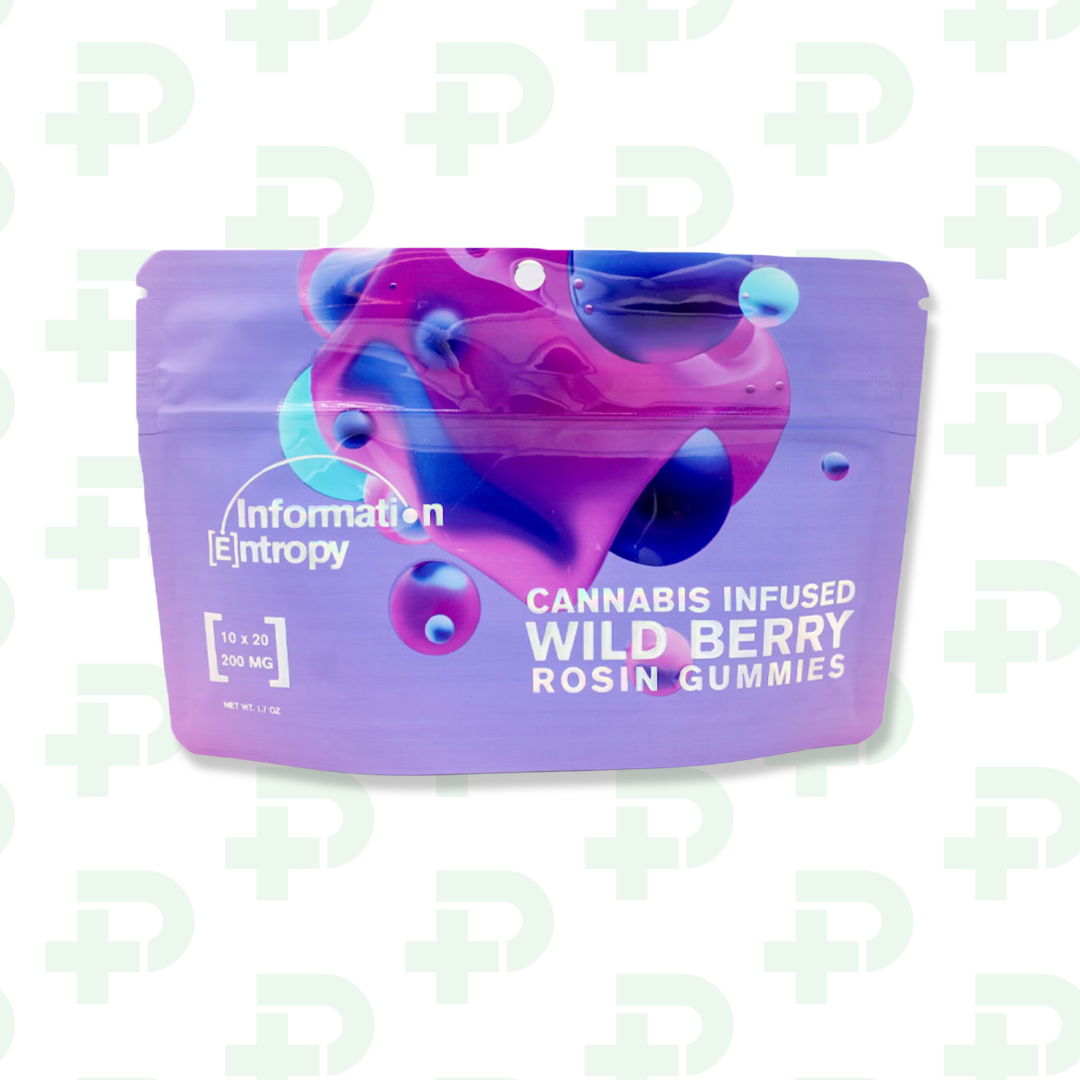 Photograph of product: Information Entropy Rosin Gummies - Wild Berry