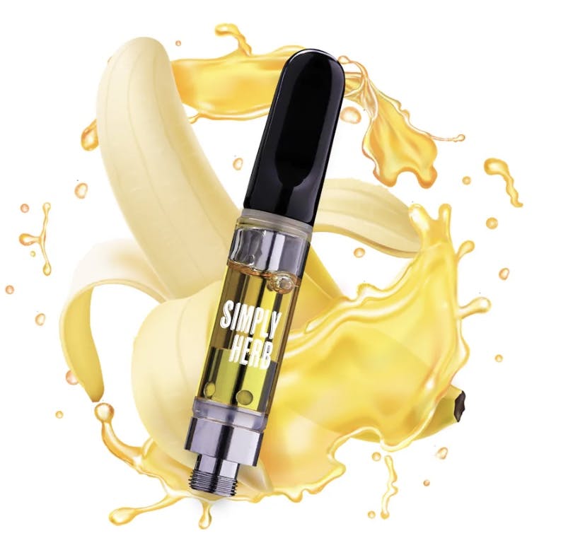 Photograph of product: BANANA RAINBOW 1G CARTRIDGE (S)