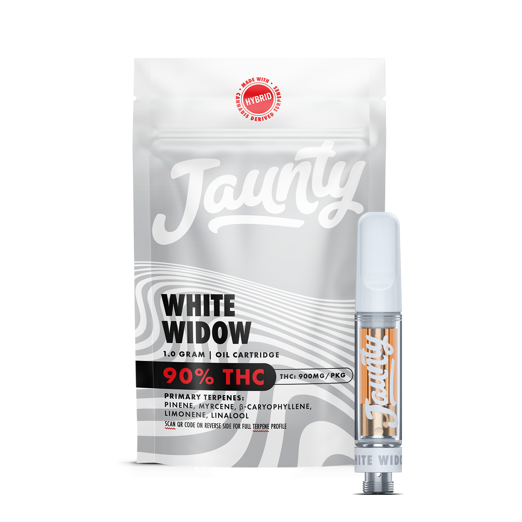 Photograph of product: Jaunty | White Widow | Vape Cartridge
