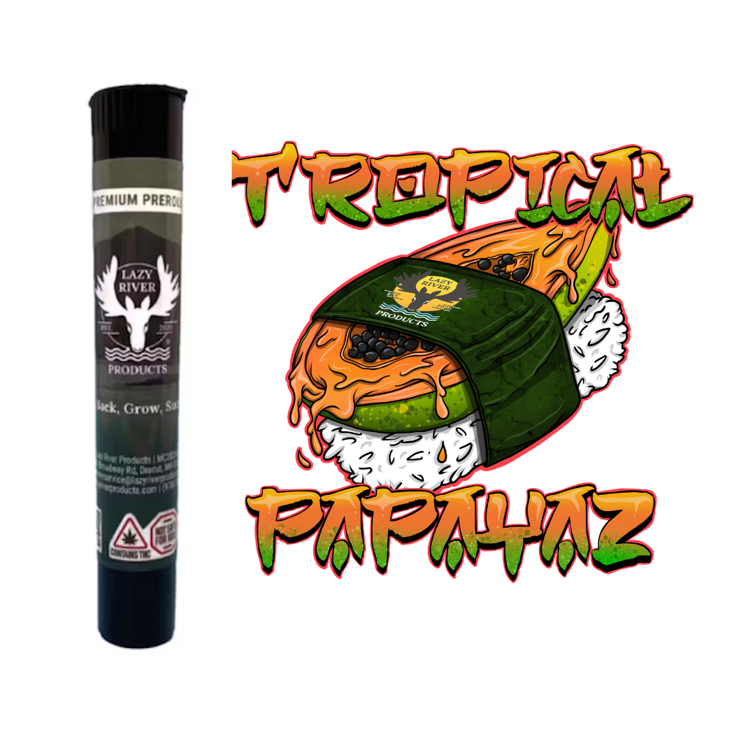 Photograph of product: Tropical Papayaz Pre-Roll 2pk (.5g each) (TAX INCLUDED)