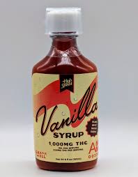 Photograph of product: High Speed Extracts Vanilla Syrup 1000mg