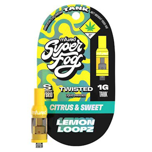 Photograph of product: Super Fog Twisted: Lemon Loopz (S) -  Cartridge