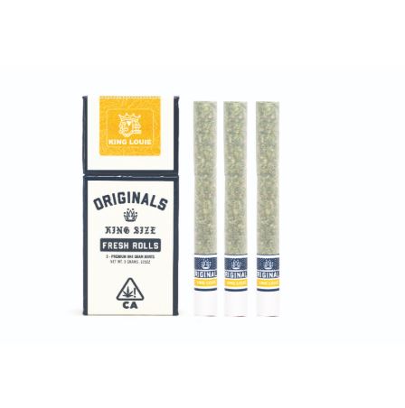 Photograph of product: King Louie 1g 3 Pack Pre-rolls