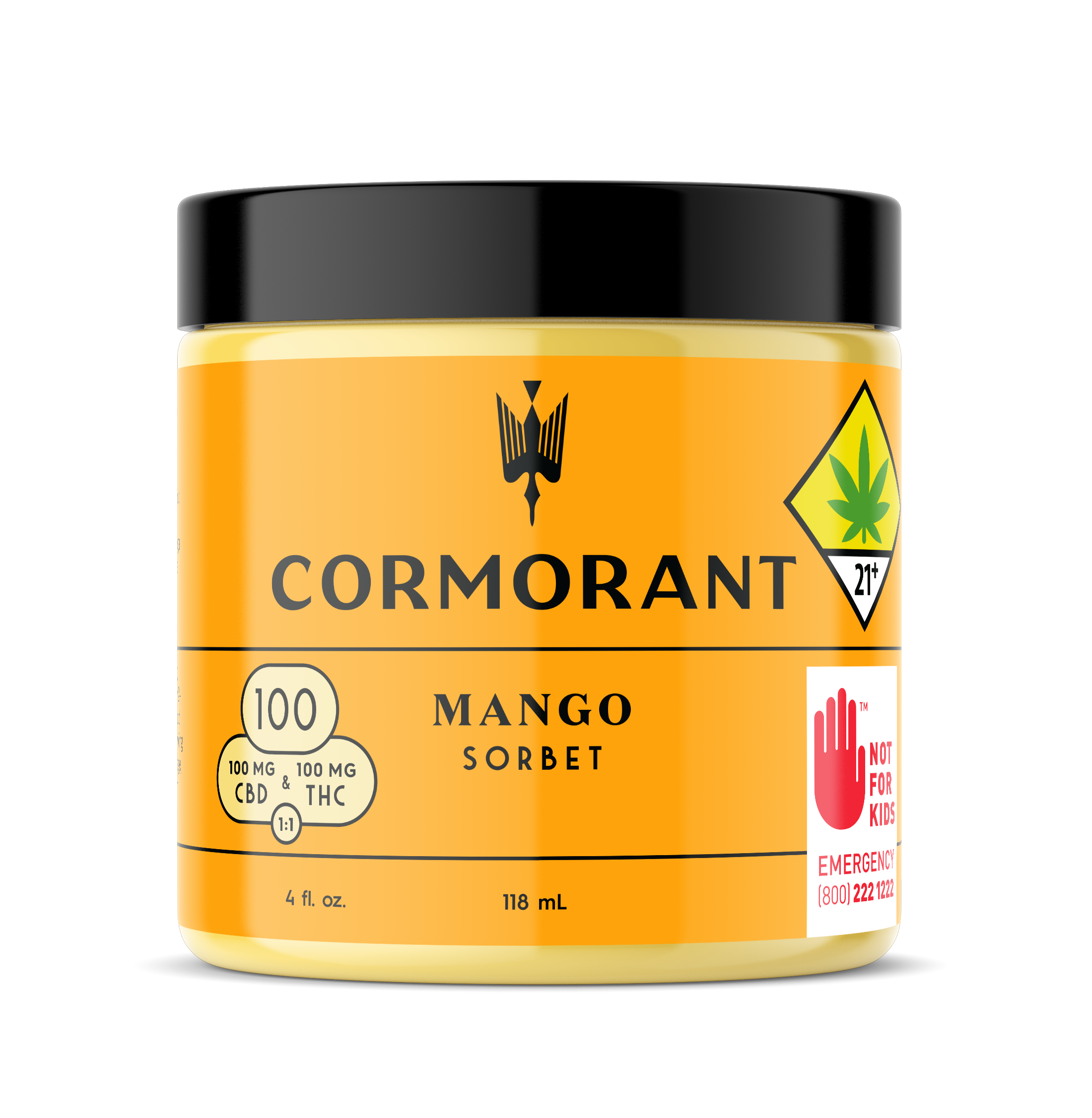 Photograph of product: Cormorant: Mango 1:1 4oz - Sorbet