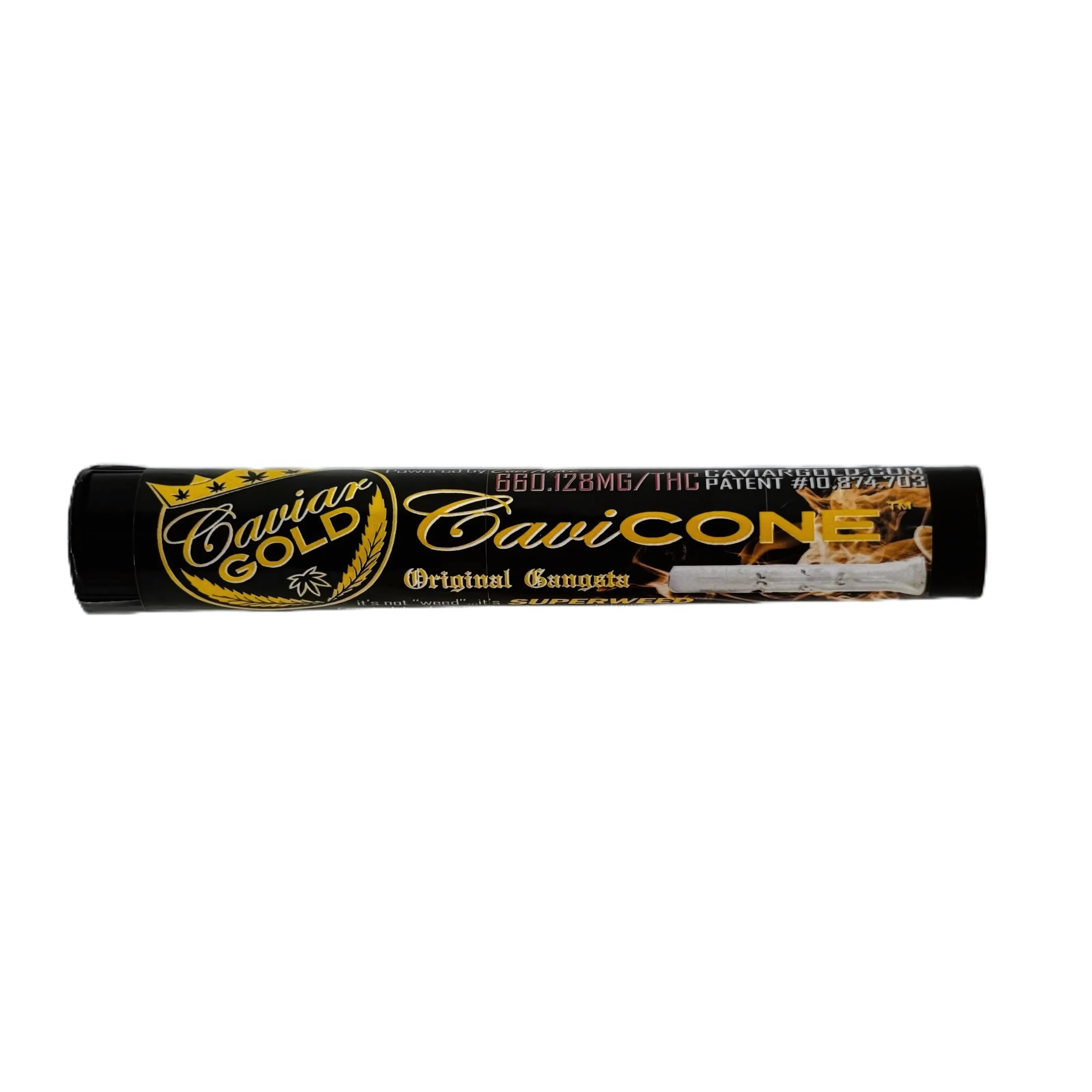 Photograph of product: Caviar Gold - Original Gangsta - 1.3g Preroll infused