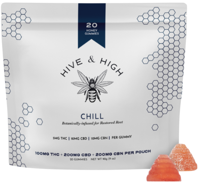 Photograph of product: Chill - CBN:CBD:TH-oui 20 Pack (100mg)