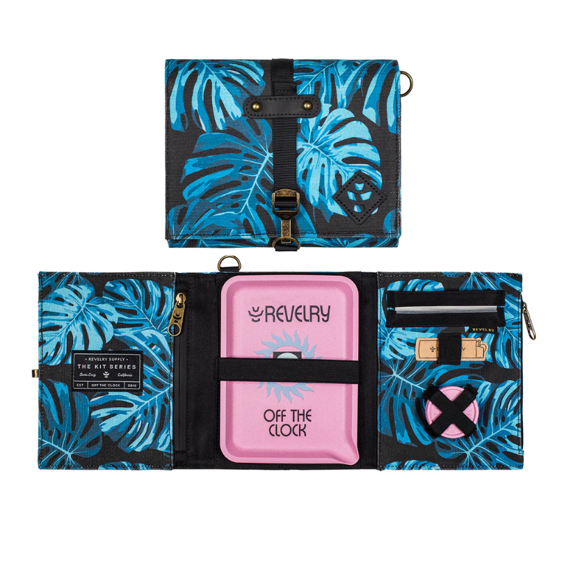 Photograph of product: The Rolling Kit Smell Proof Monstera Rolling Tray