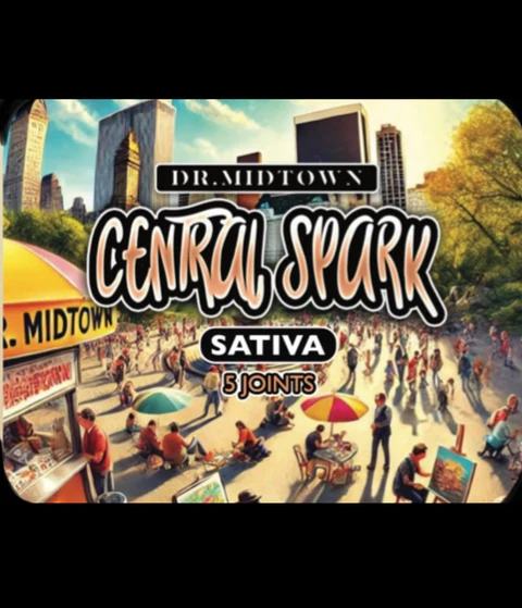 Photograph of product: Central Spark | 5 packs Pre-rolls | 3.5g