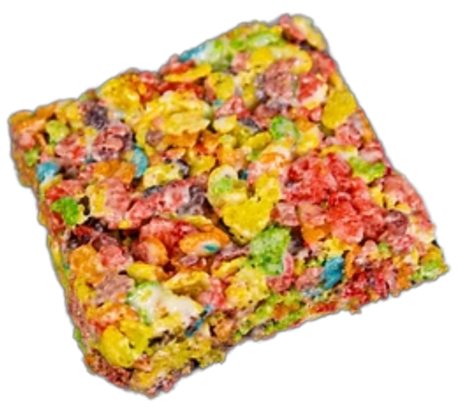 Photograph of product: Rainbow Cloud Bar | 10mg | Shnicks Snacks