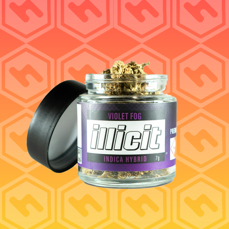 Photograph of product: Illicit Gardens | Violet Fog | 7g