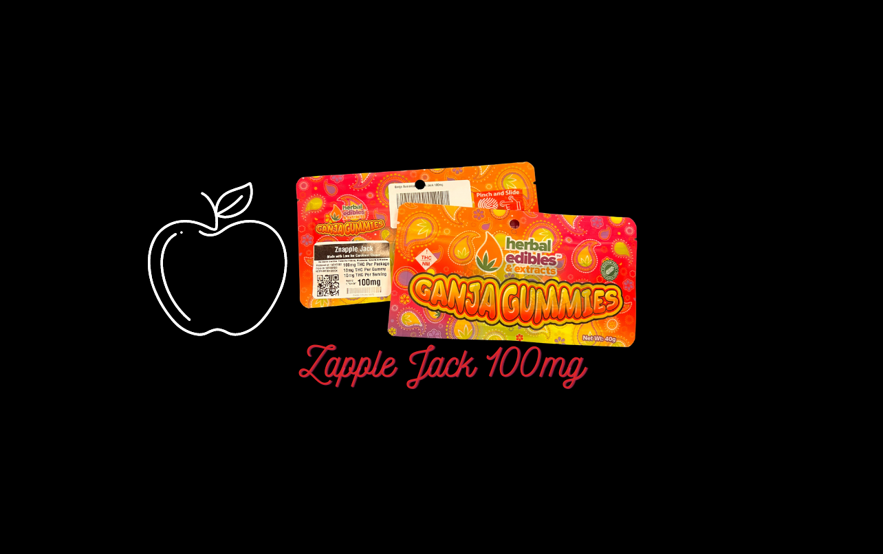Photograph of product: Ganja Gummies Znapple Jack 100mg