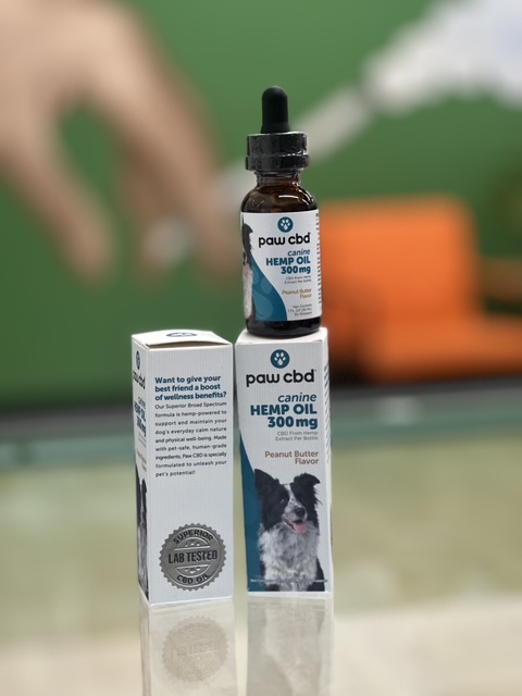 Photograph of product: Paw CBD Dog Tincture - PEANUT BUTTER