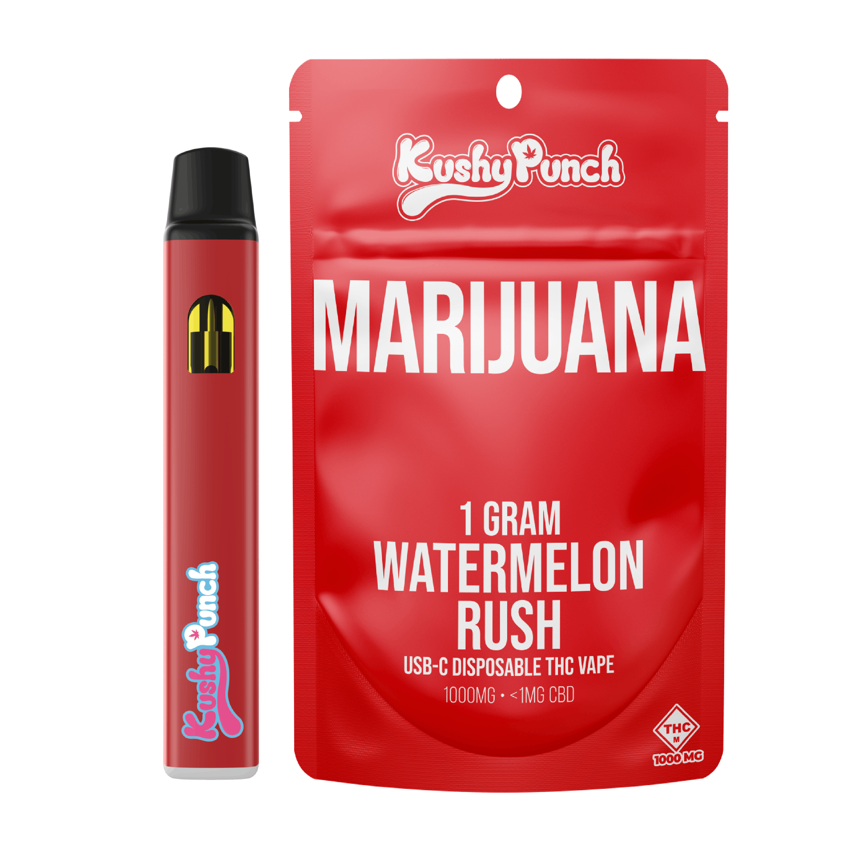 Photograph of product: Kushy Punch - Watermelon Rush - - AIO - Oui'd