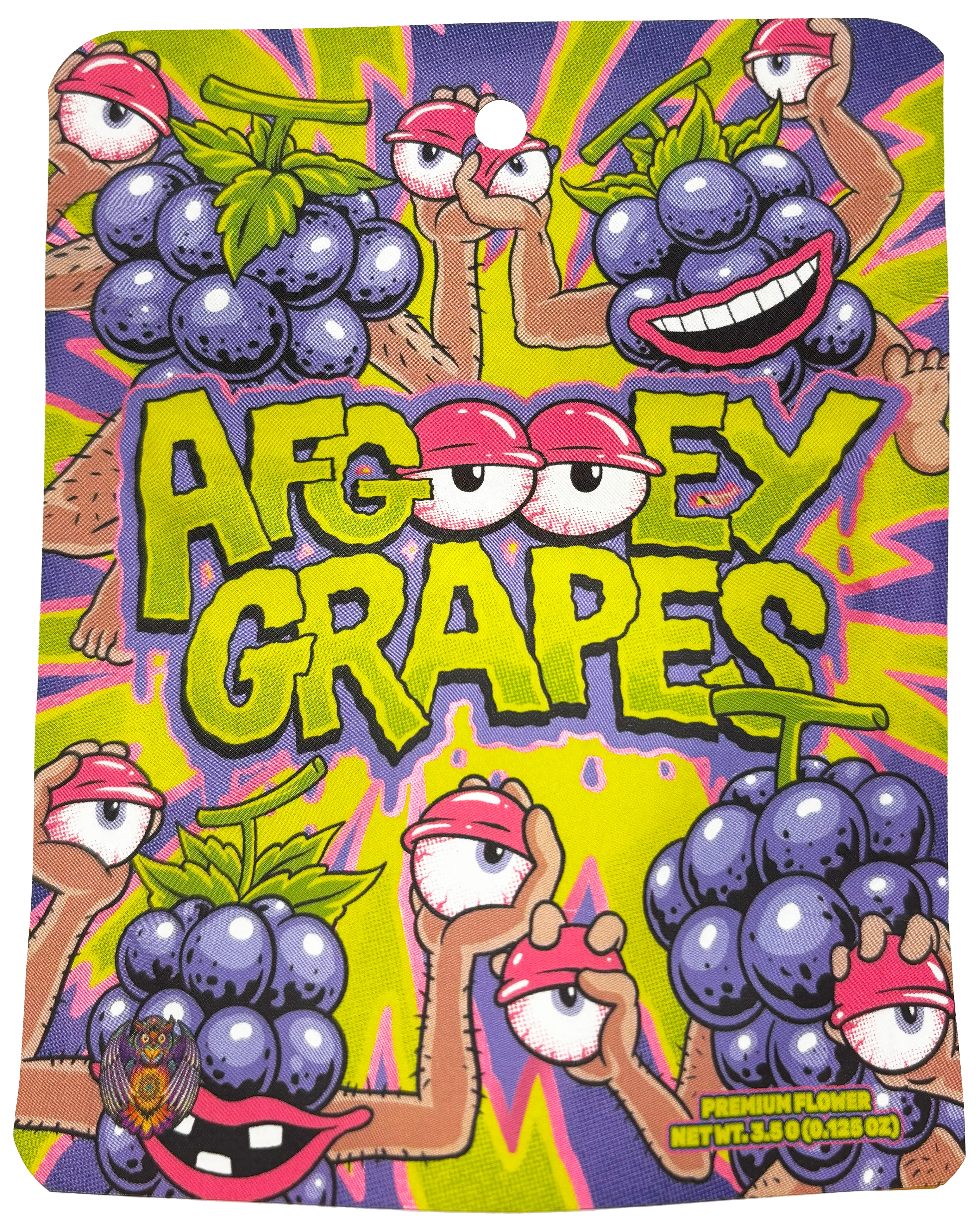 Photograph of product: Michigander Fire | Afgooey Grapes | Pre-Packaged Flower - 3.5g