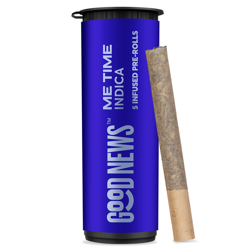 Photograph of product: Infused Me Time Pre-Roll Pack 2.5g (5-Pack | 0.5g Each)
