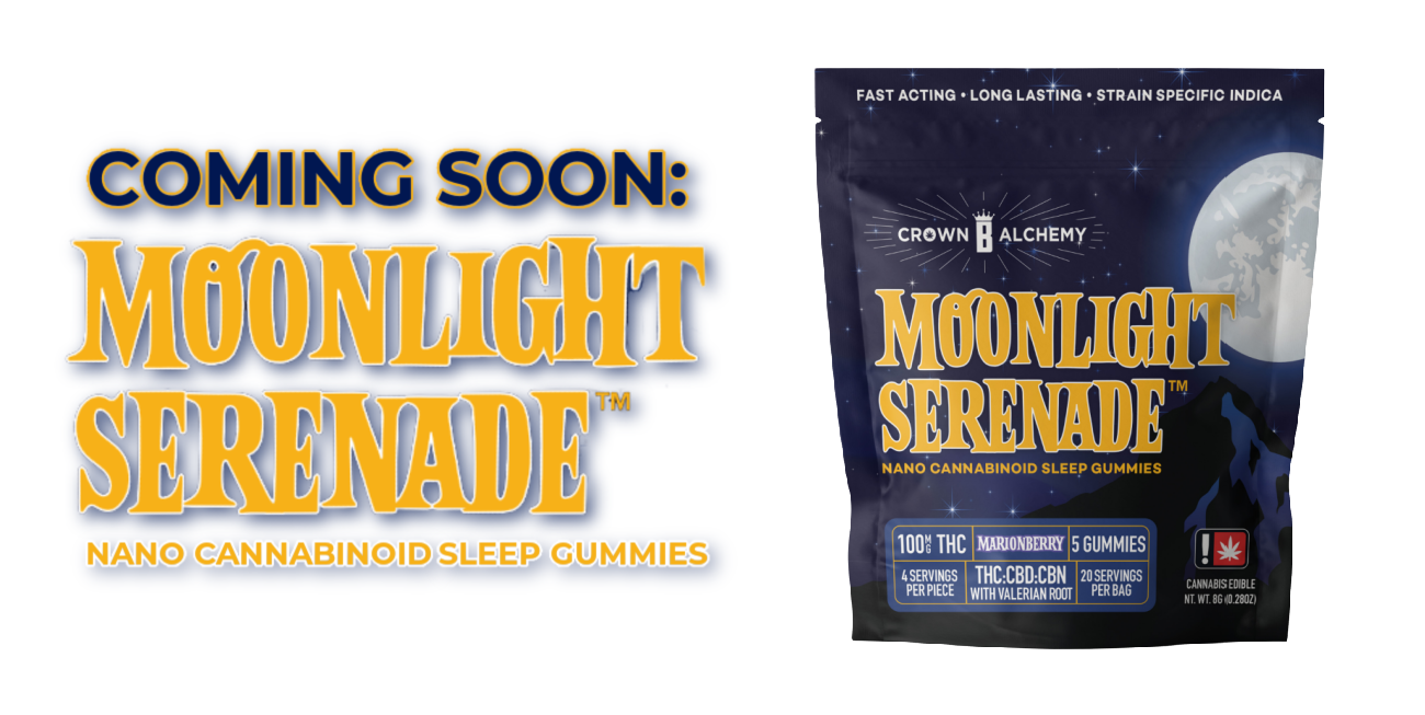 Photograph of Product: Moonlight Serenade 1:1:1 100mg 2pc Nano Gummy (Cannabull)