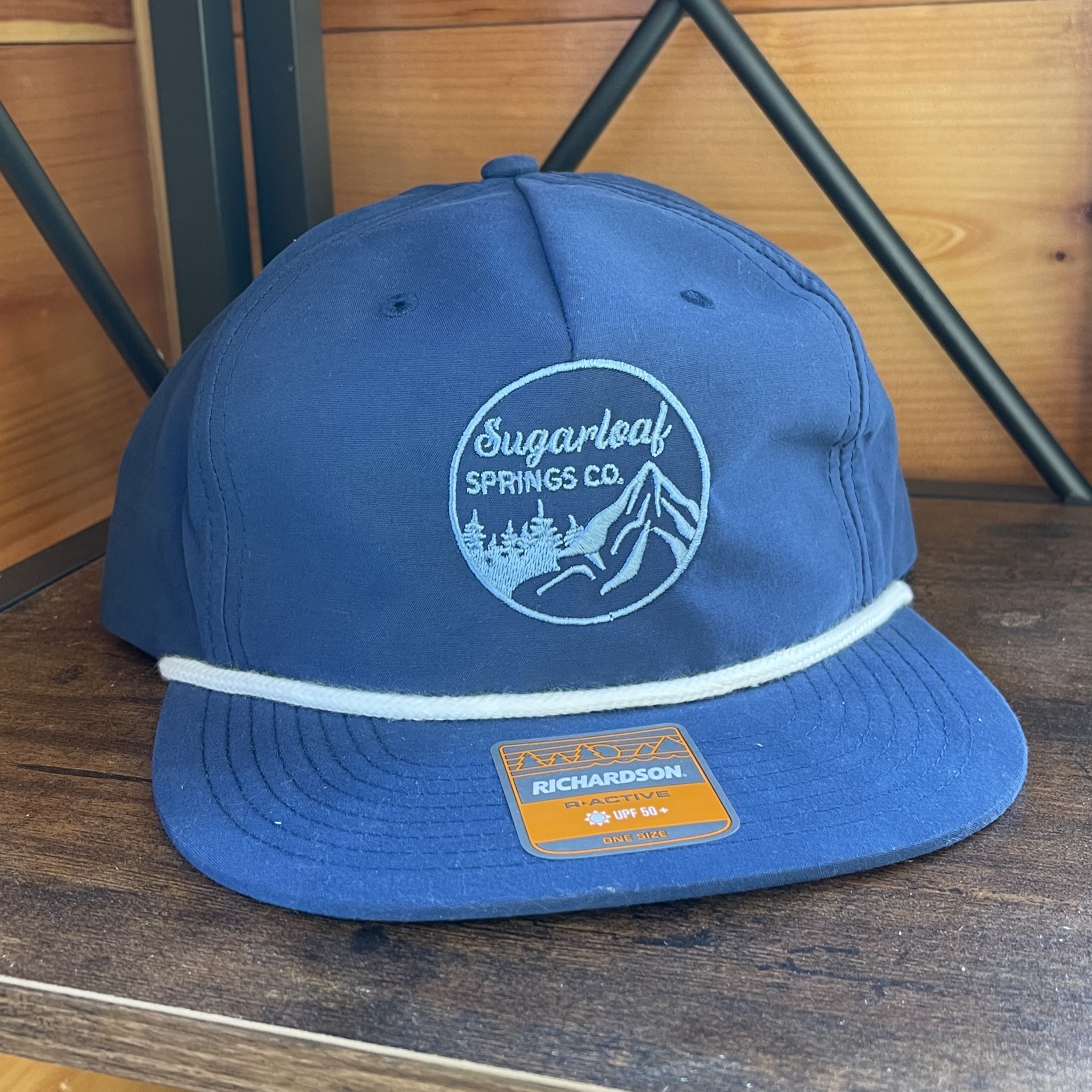 Photograph of product: SMS Blue Flat Brim Hat