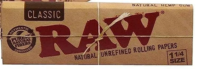 Photograph of product: Raw - Unrefined Rolling Papers