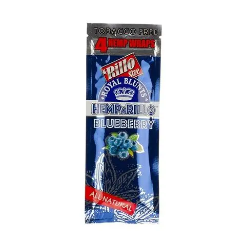 Photograph of product: Royal Blunts - 4pk Hemp Wraps - Blueberry