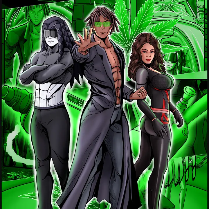 Photograph of product: KushKards - Dryxus Oui'd Comic Book
