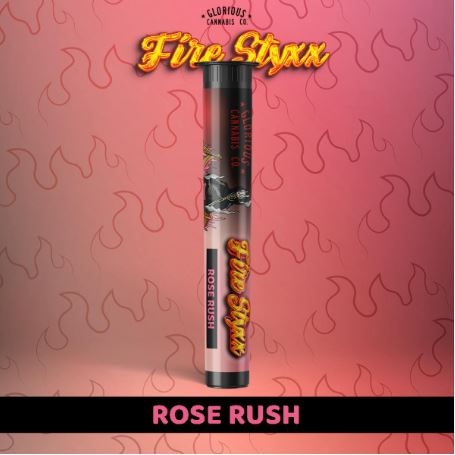 Photograph of product: Rose Rush | Fire Styxx | Infused Pre-roll