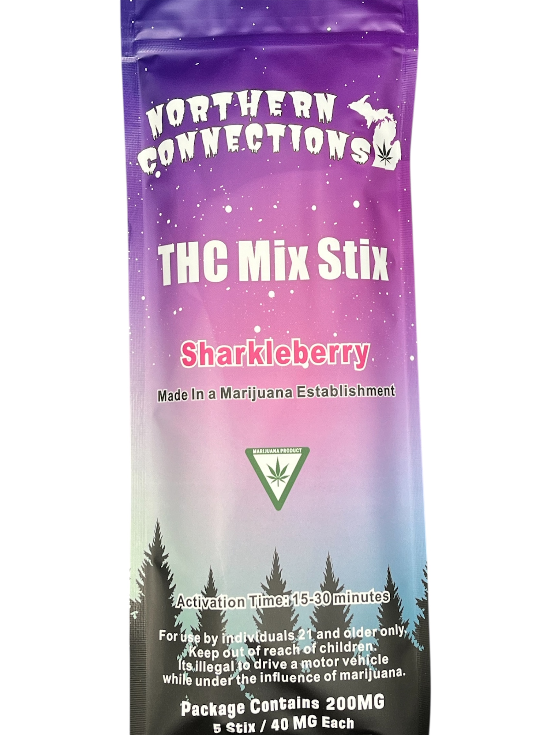 Photograph of product: NORTHERN CONNECTIONS | SHARKLEBERRY | MIX STIX | 200MG