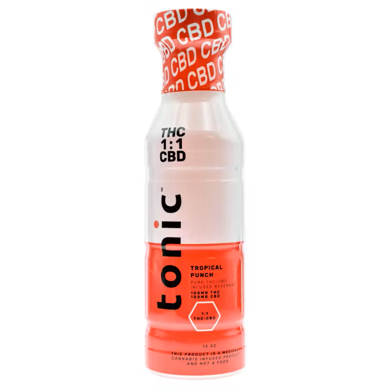 Photograph of product: Tonic | Tropical Punch 1:1 TH-oui: CBD | 100mg