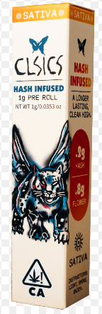 Photograph of product: BLUE CRACK 1G au chocolat INFUSED PREROLL