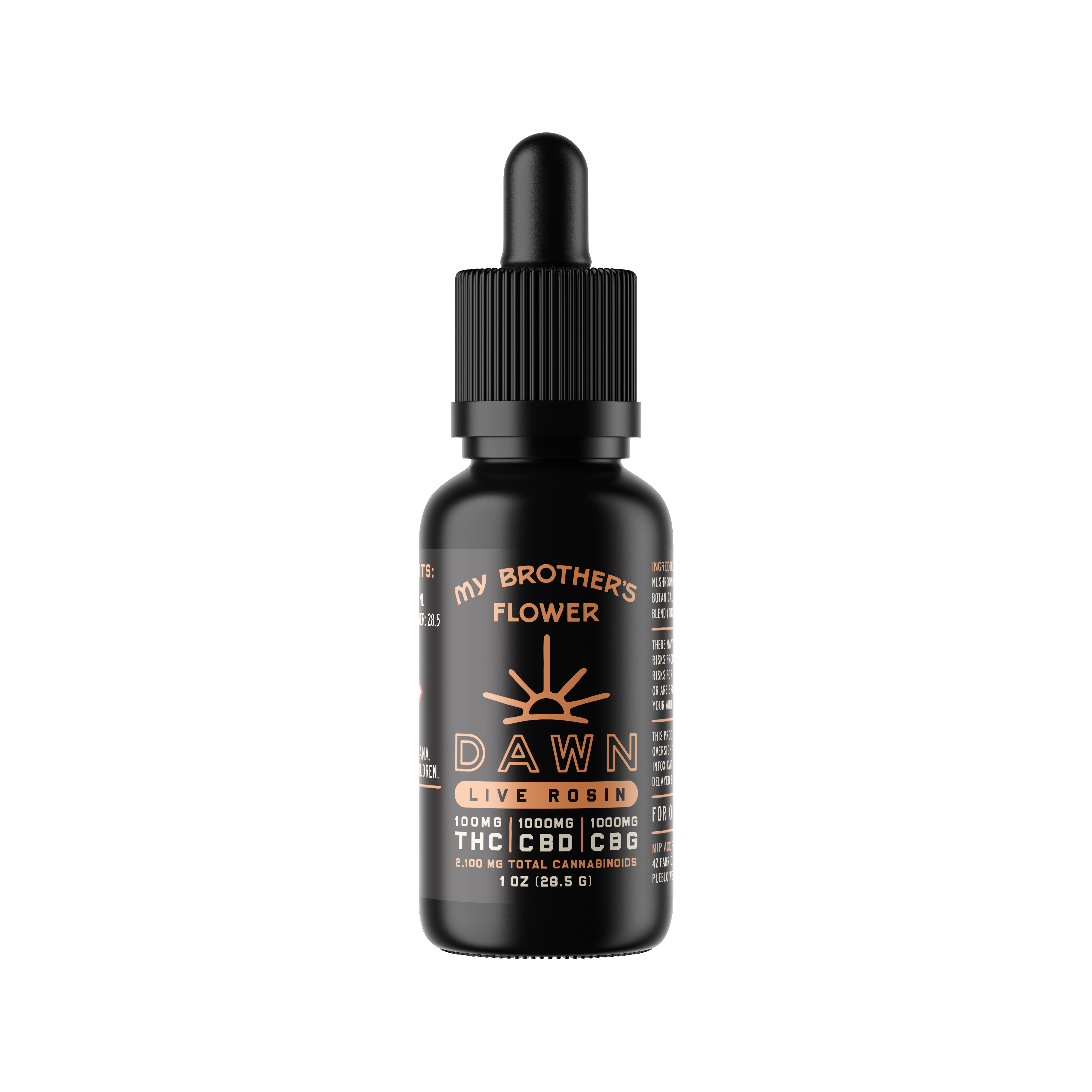 Photograph of product: Dawn Live Rosin Tincture - REC