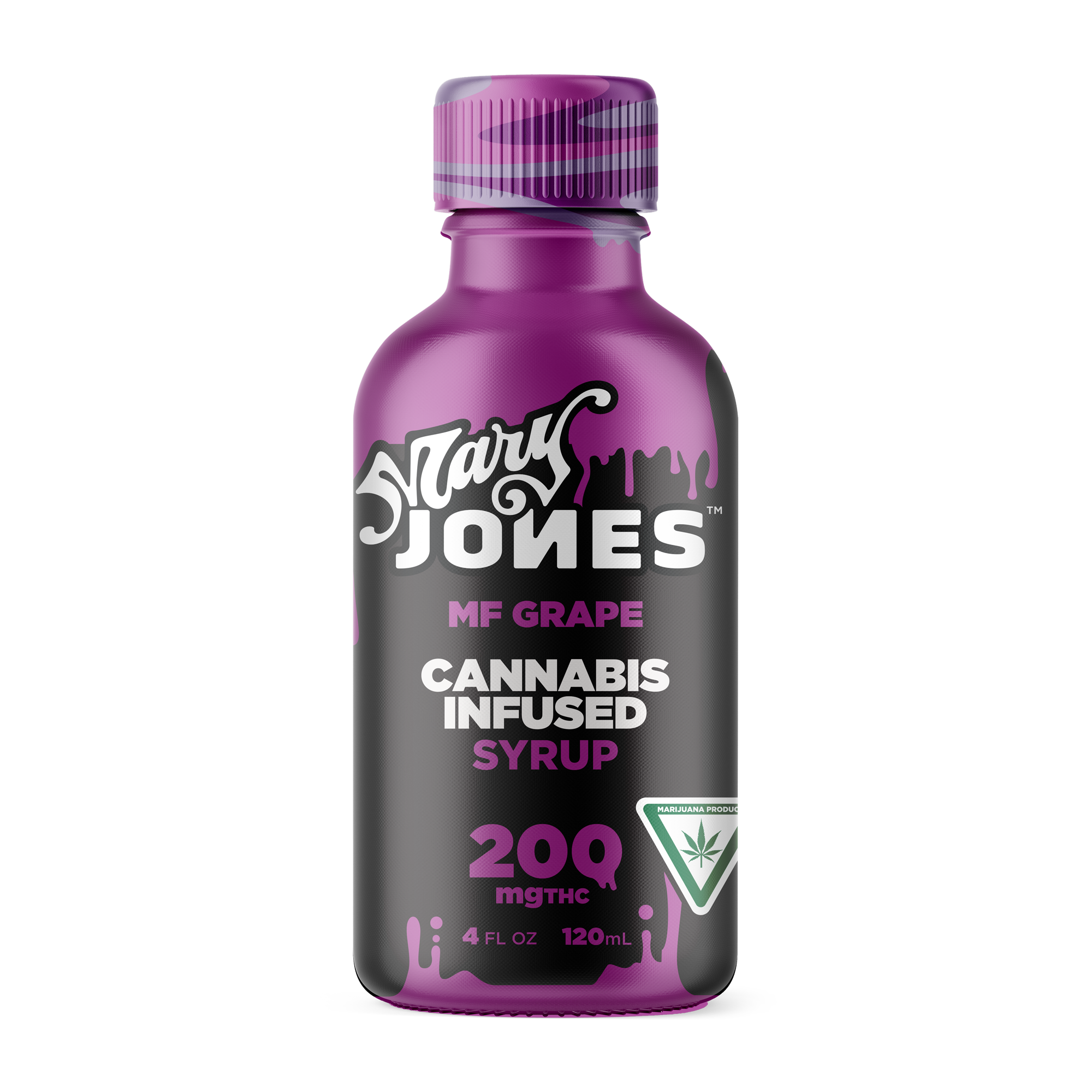 Photograph of product: Mary Jones | MF Grape | 200mg Syrup