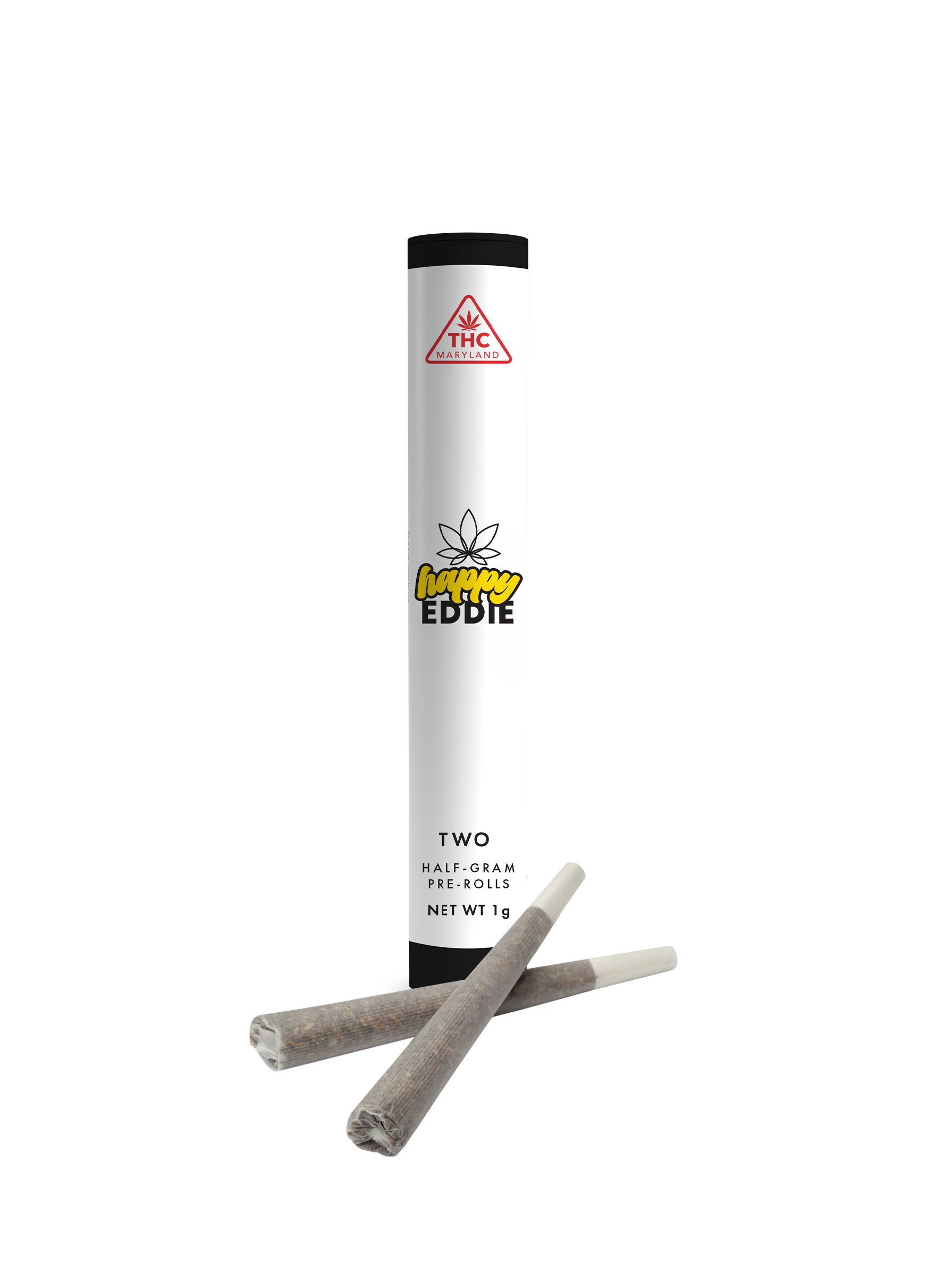 Photograph of Product: Happy Eddie | Nigerian Silver Pre Roll [0.5g x 2]
