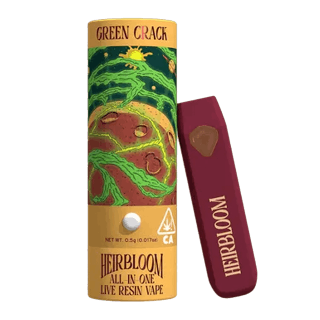 Photograph of product: Green Crack AIO 0.5g - 