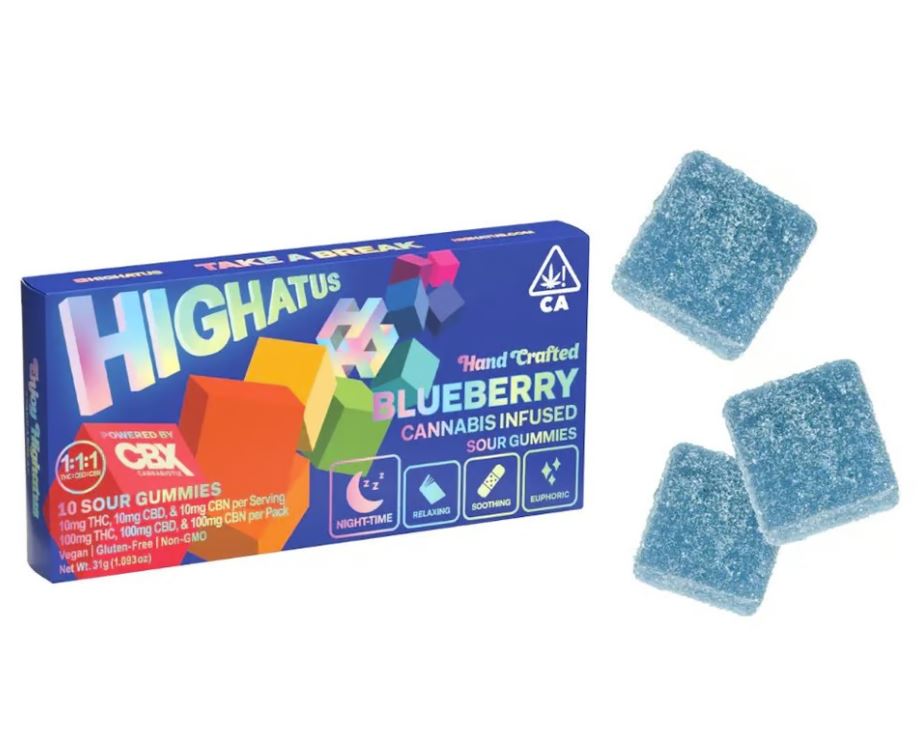 Photograph of product: Blueberry CBN:CBD - 100mg