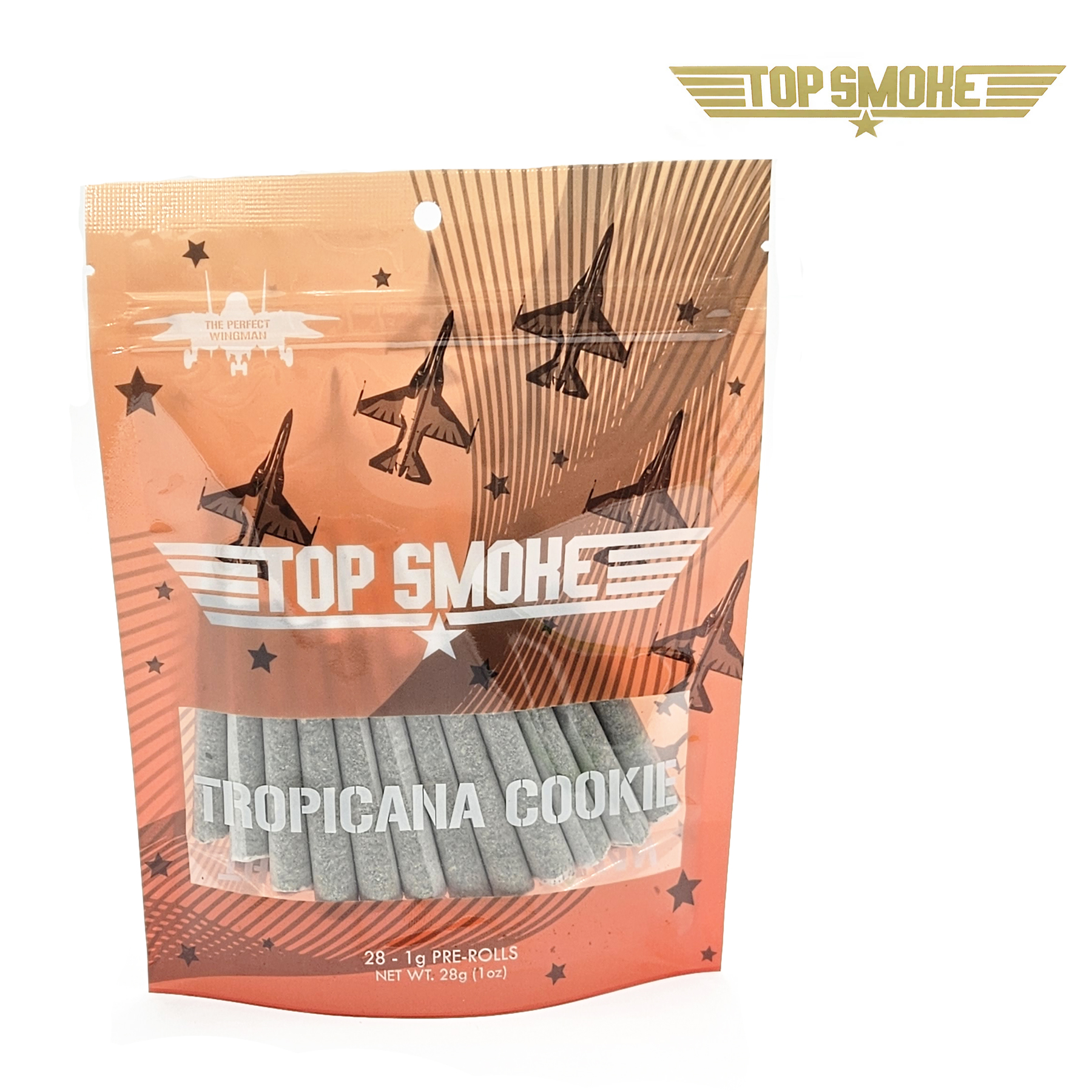 Photograph of product: Top Smoke Tropicana Cookie 28pk Prerolls Rec