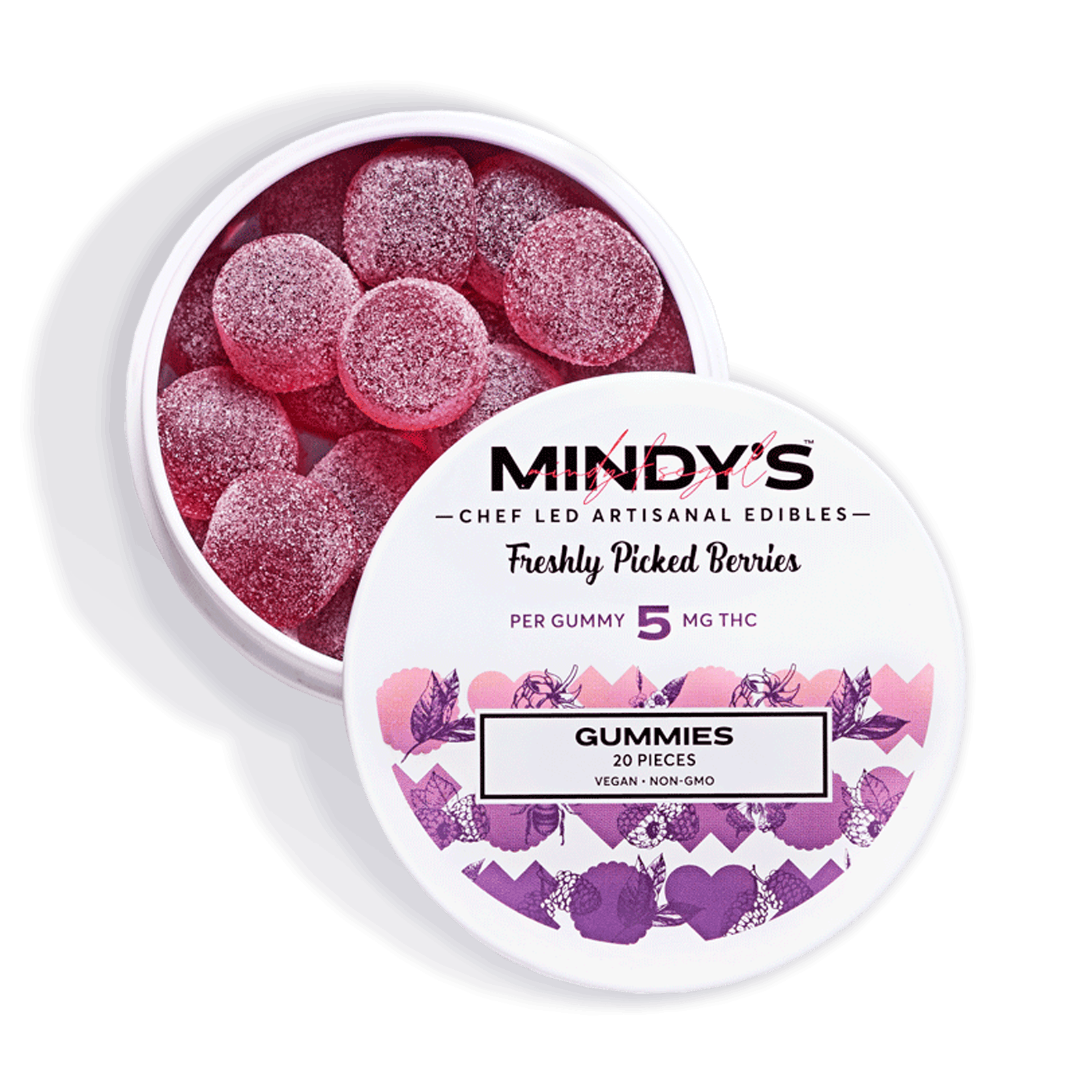 Photograph of product: Gummies | Mindy's Edible | Freshly Picked Berries [20pk]