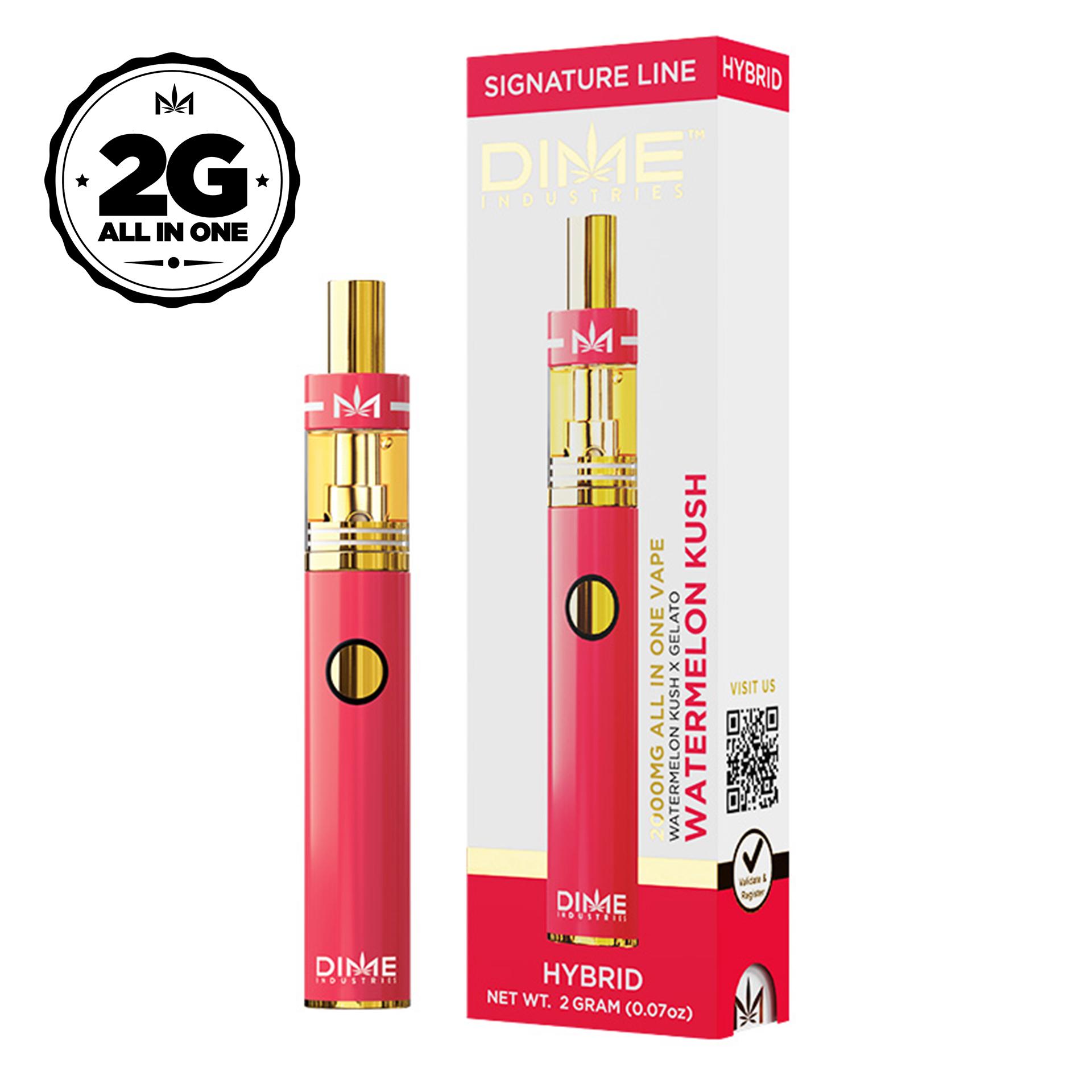 Photograph of product: DIME | Disposable Vape | Watermelon Kush | 2g