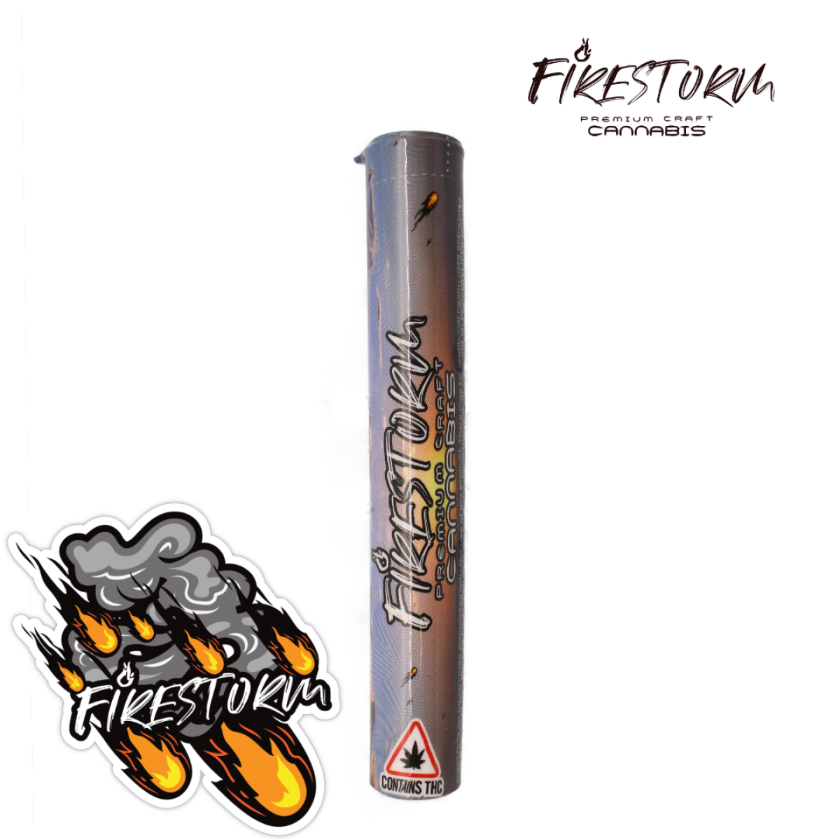 Photograph of Product: FireStorm - Garlic Crusher Pre-Roll 1G