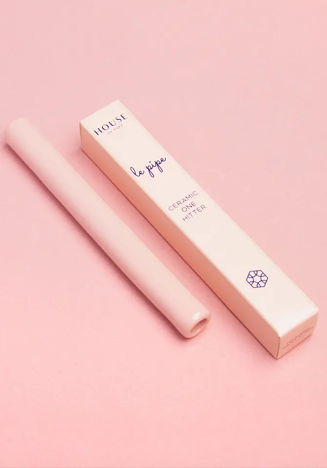 Photograph of product: Le Pipe - Signature Pink | House of Puff
