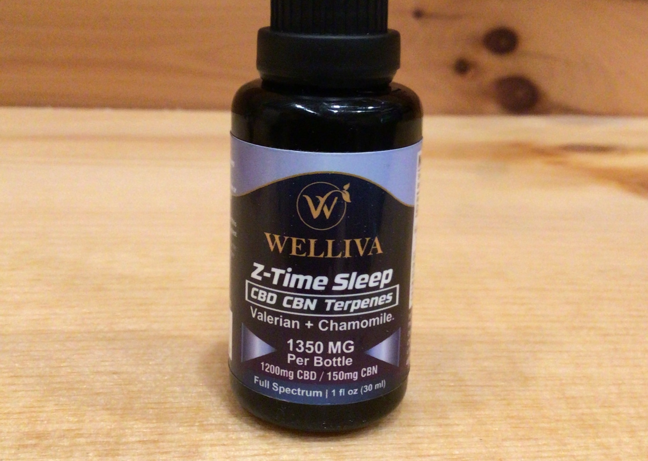 Photograph of Product: Welliva 1350mg Z-Time Sleep Tincture