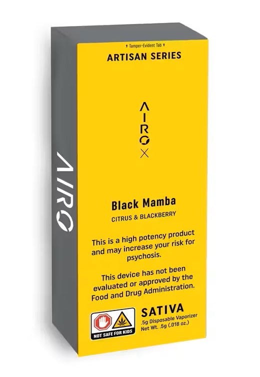 Photograph of product: Black Mamba [Disposable] | 2000mg