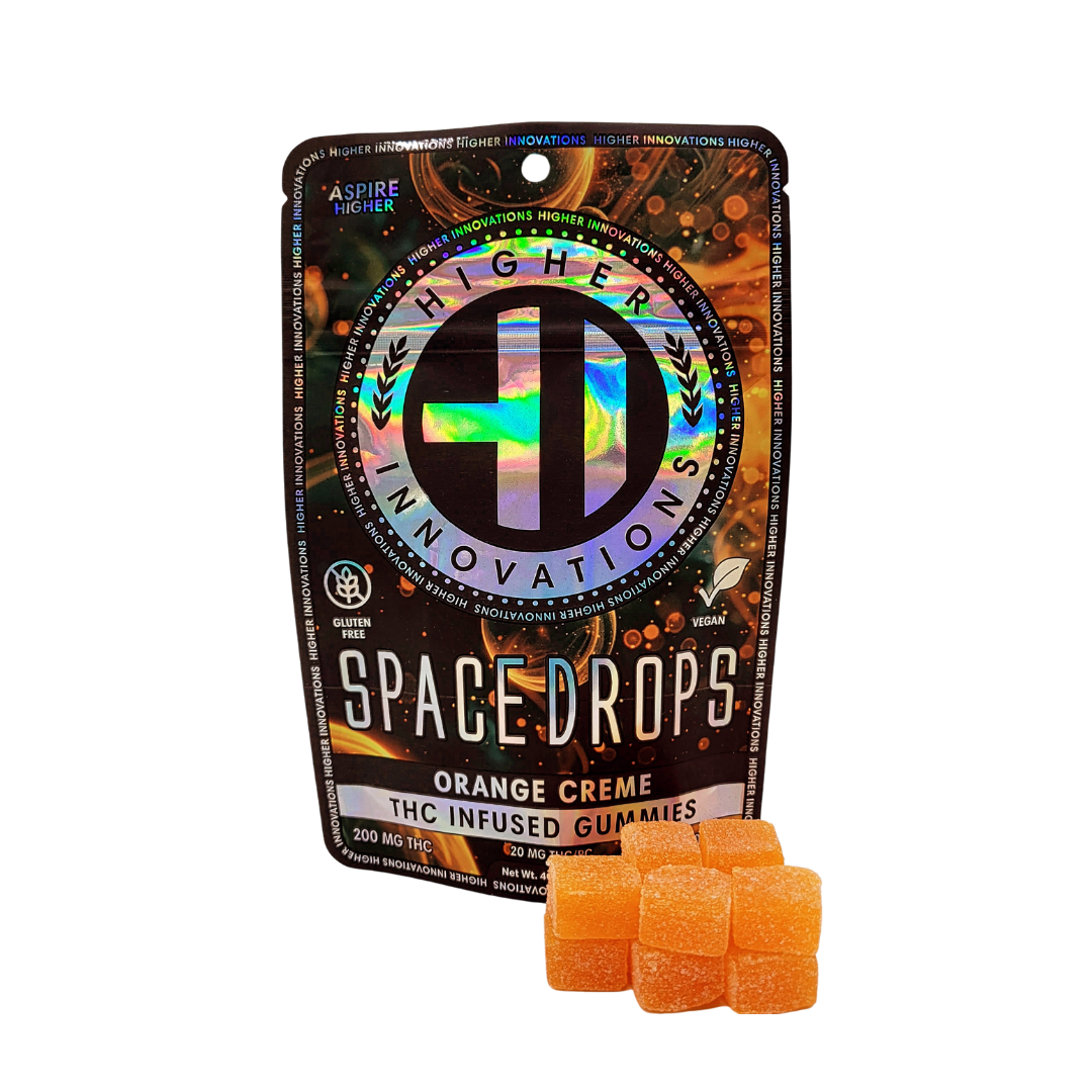 Photograph of product: HI - SPACE DROPS Orange Creme 200mg
