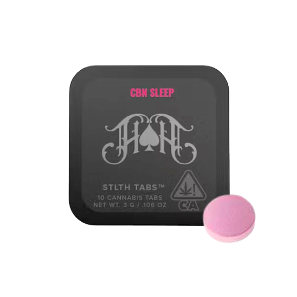 Photograph of product: *Promo* Heavy Hitters | Lights Out Stlth Tabs TH-oui/CBN (10 Pack) | 100mg TH-oui/ 50mg CBN