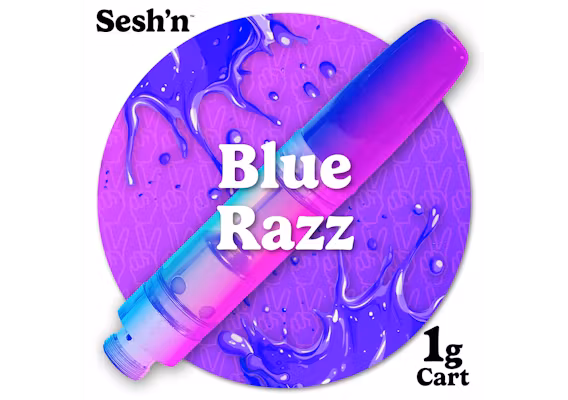 Photograph of product: Blue Razz | Distillate Cartridge | 1g