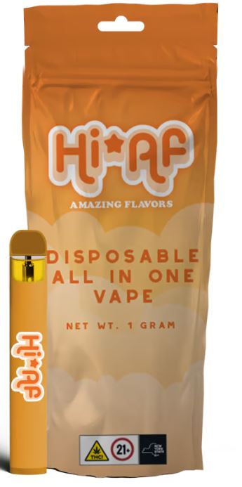 Photograph of product: Vireo Hi*AF. | Tiger's Blood (H) | 1g Disposable
